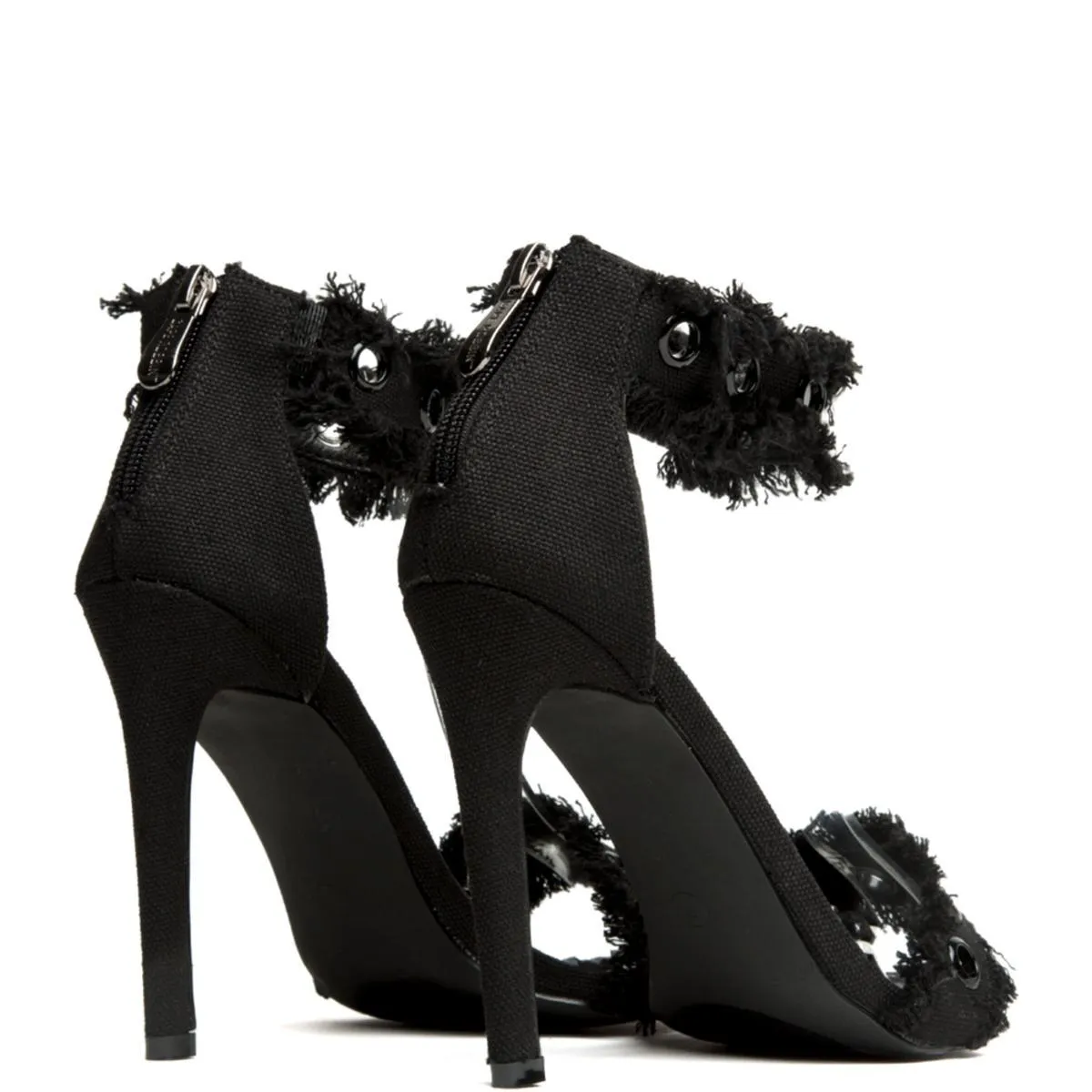 Cape Robbin Alza-41 Black High Heels Black