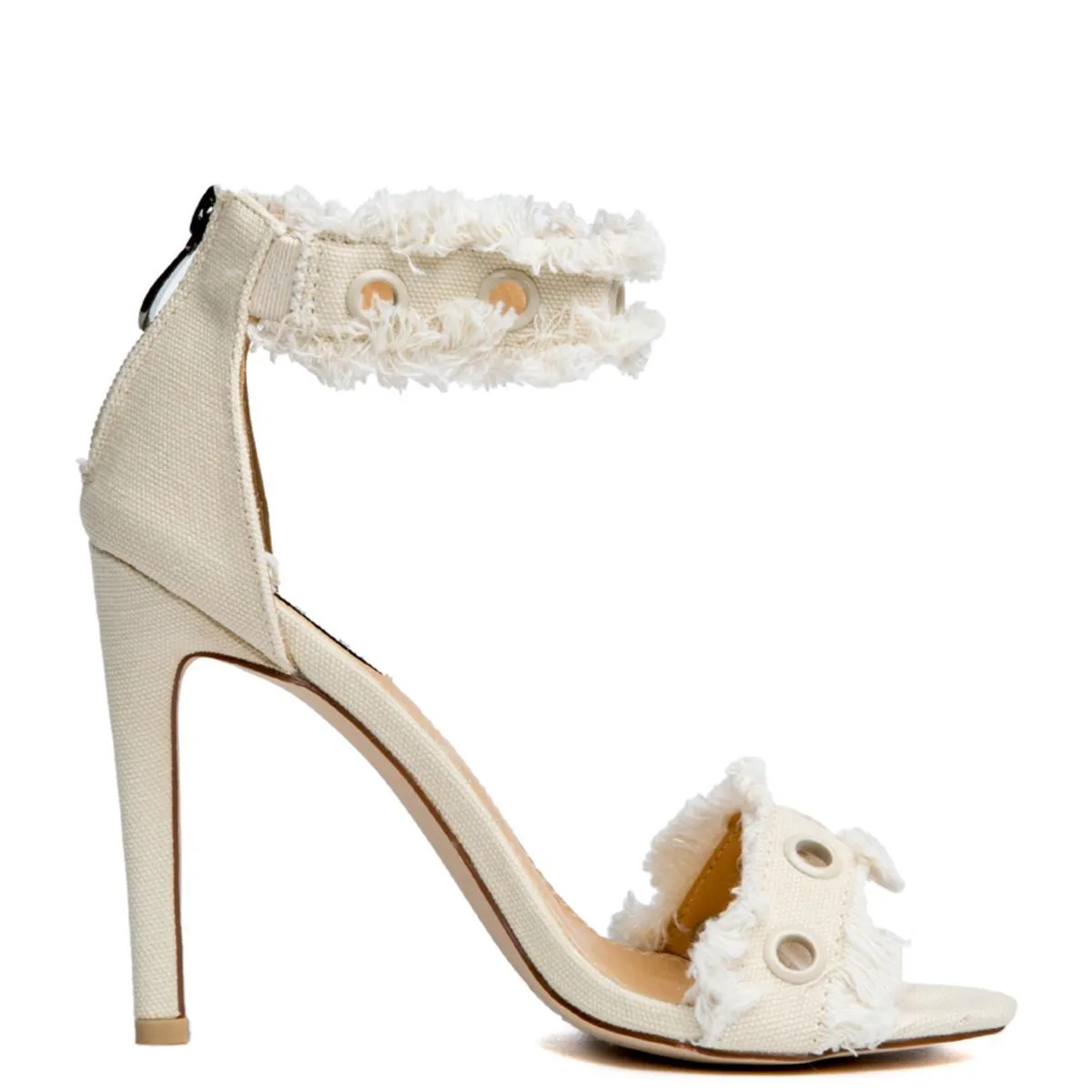 Cape Robbin Alza-41 Canvas High Heels Canvas