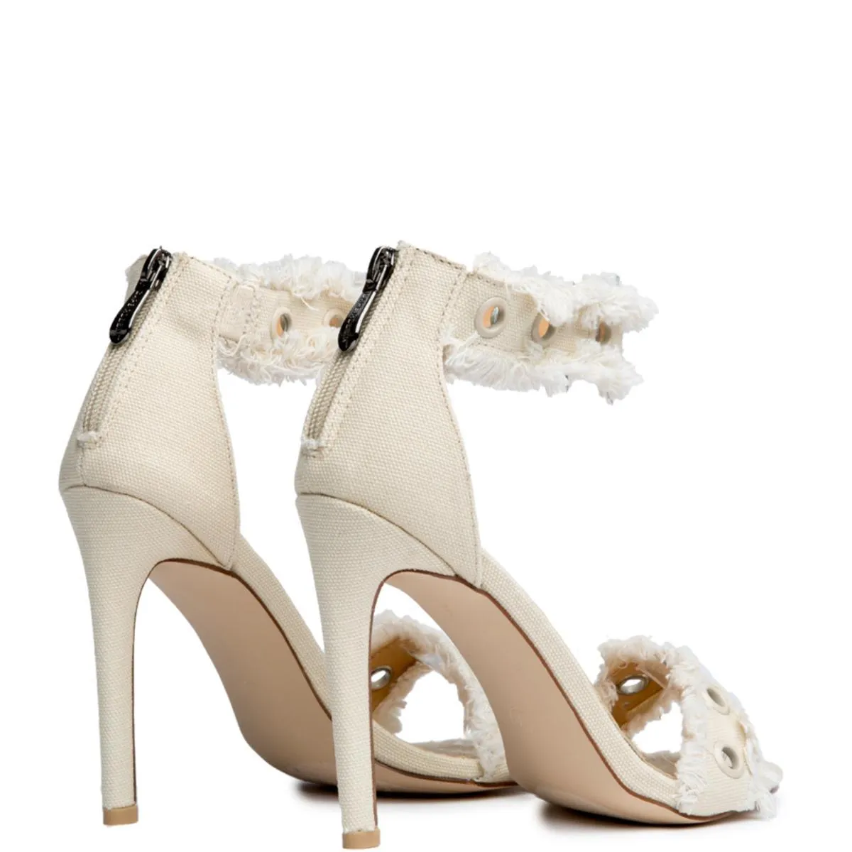 Cape Robbin Alza-41 Canvas High Heels Canvas