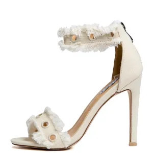 Cape Robbin Alza-41 Canvas High Heels Canvas