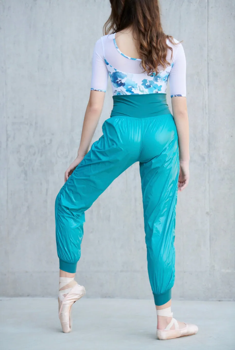 Chic Dancewear - The Andrea Trash Pant - Teal - FINAL SALE