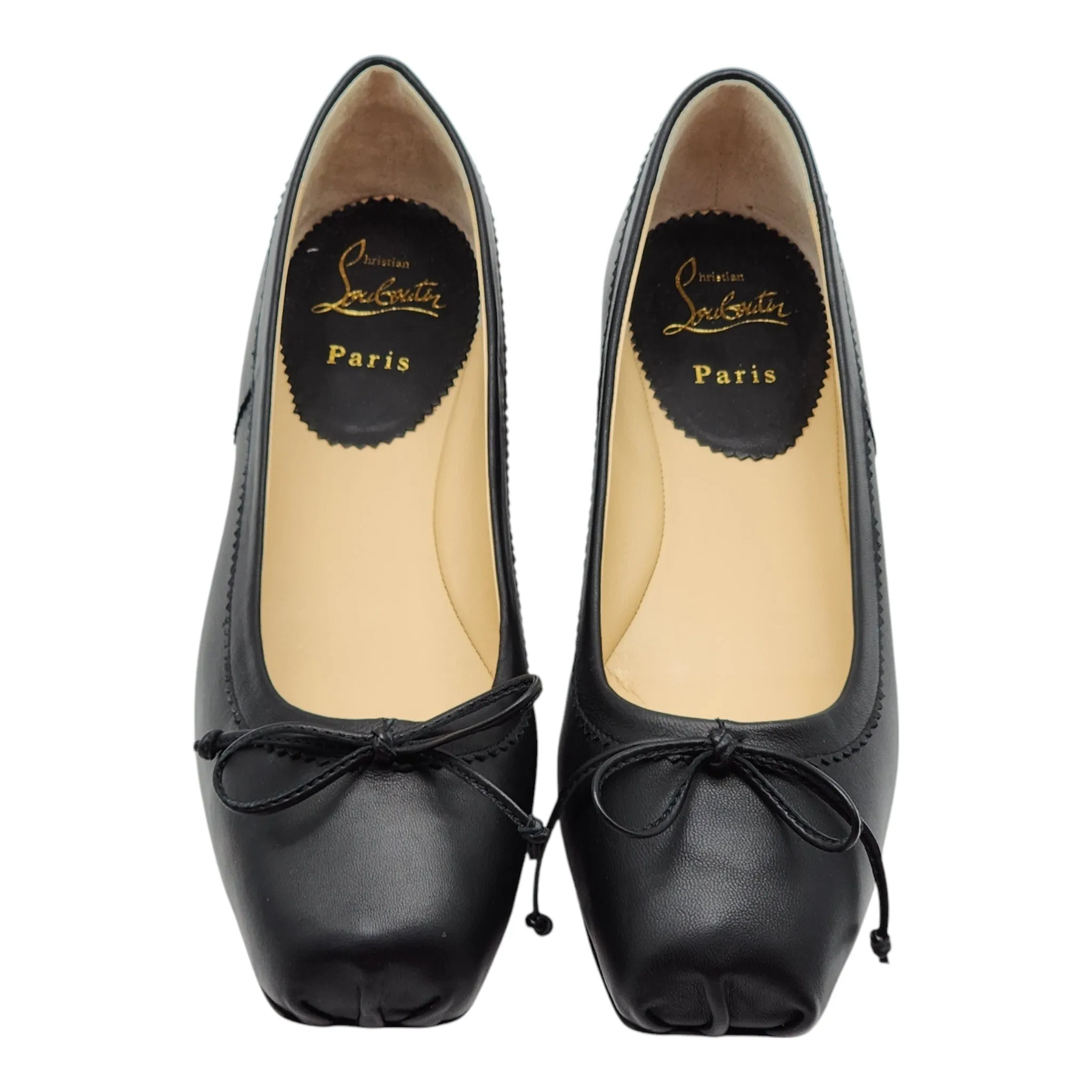 Christian Louboutin Mamadrague Ballet Flats - Leather - Black 36