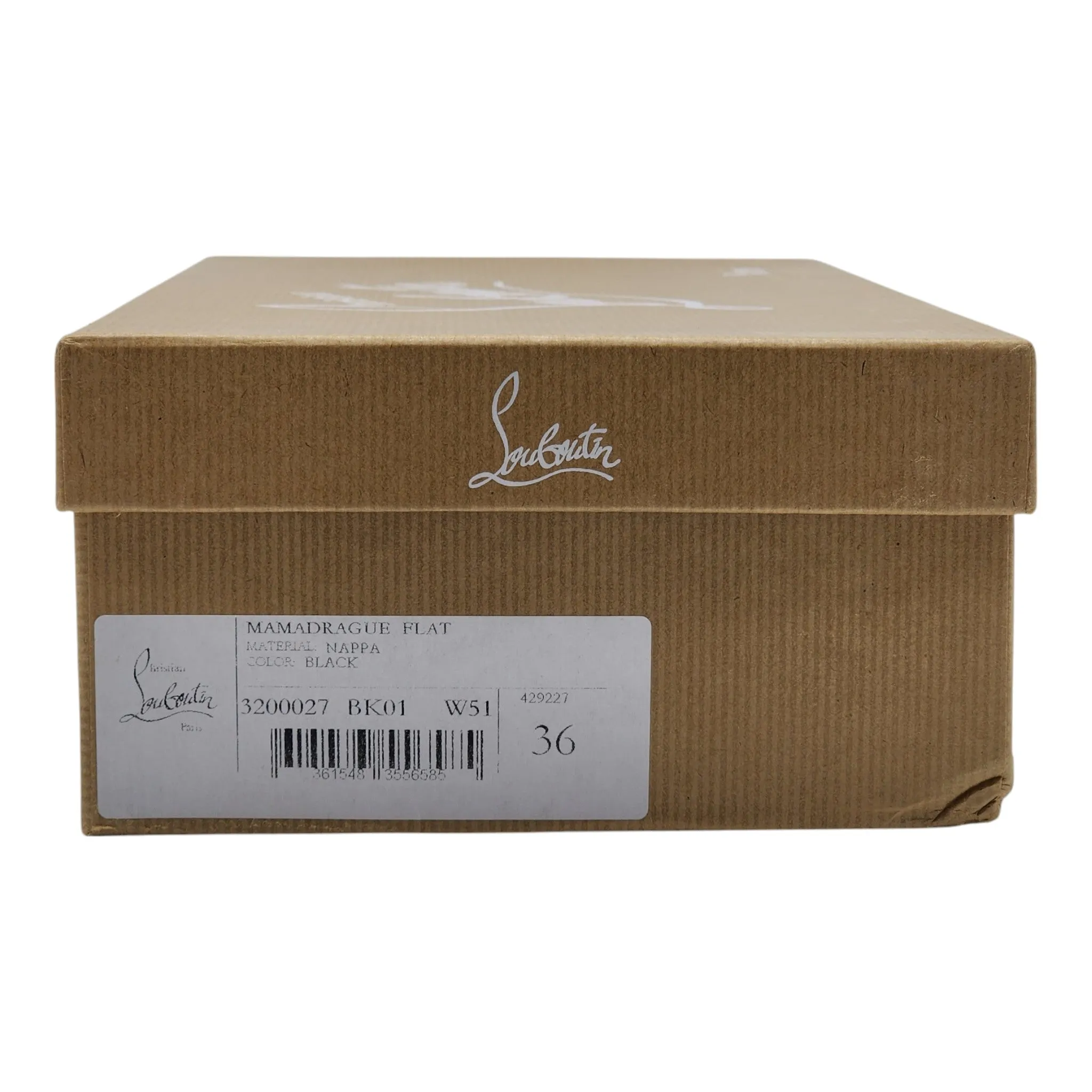 Christian Louboutin Mamadrague Ballet Flats - Leather - Black 36