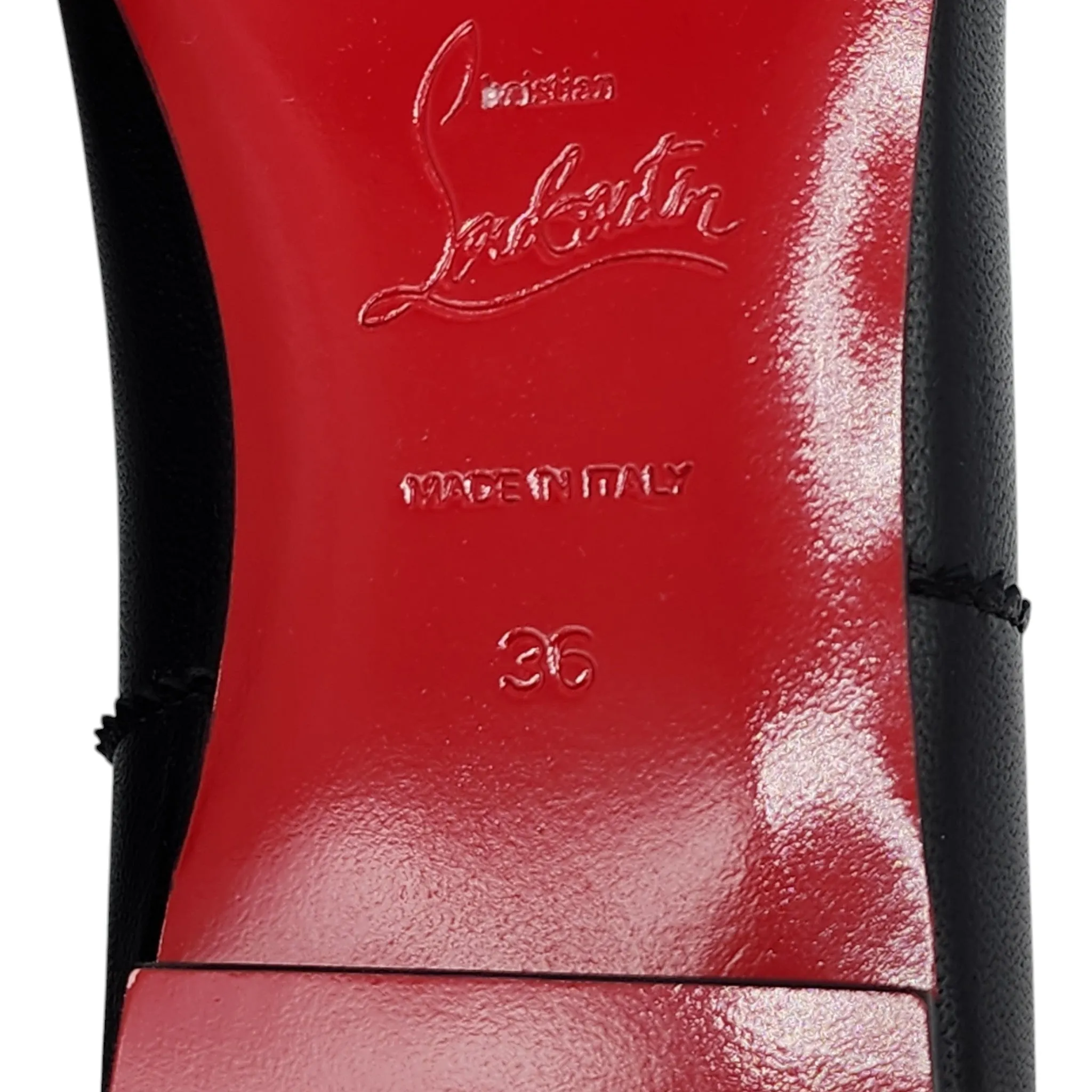 Christian Louboutin Mamadrague Ballet Flats - Leather - Black 36