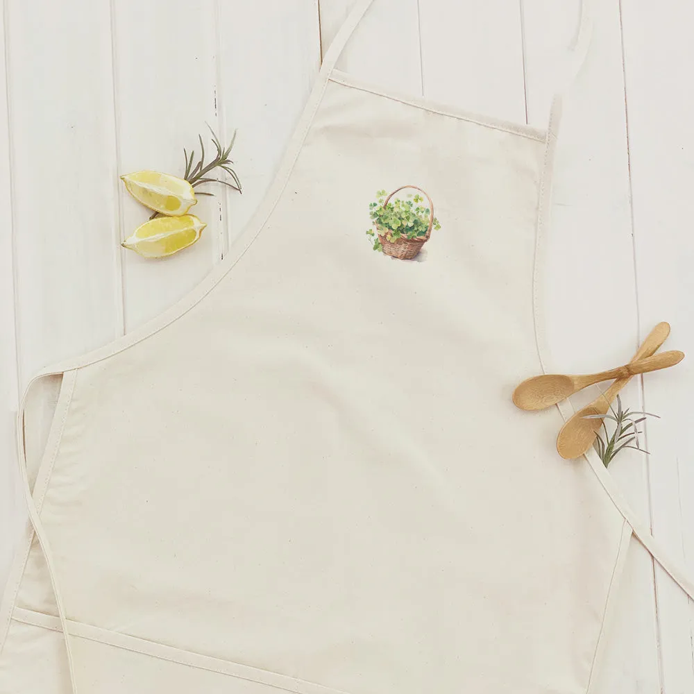 Clover Basket - St. Patrick's Day Women's Apron