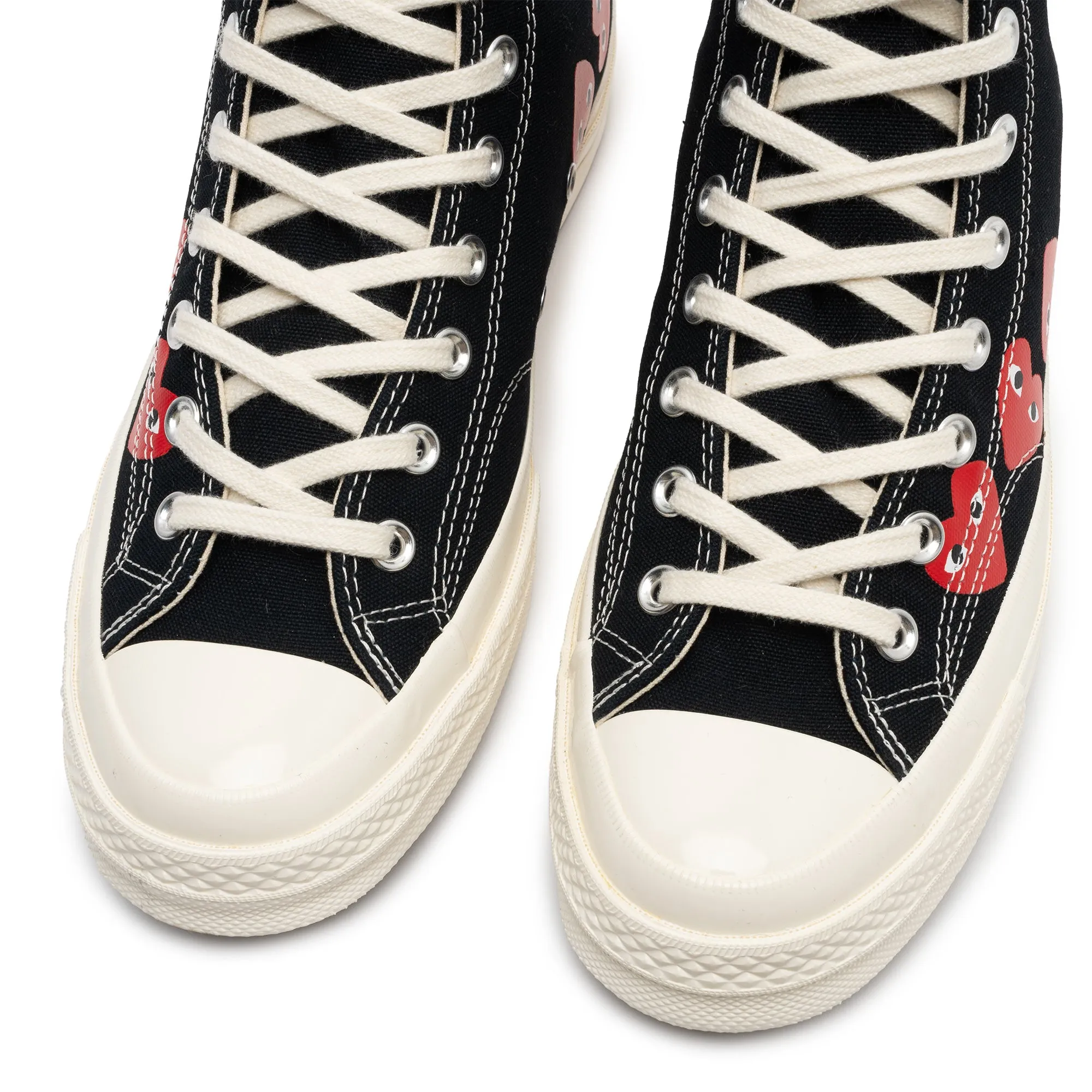 CT 70 Hi CDG Play Multi Heart A08147C Black