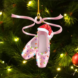 Custom Shaped Ornament - Ballet Shoes 031