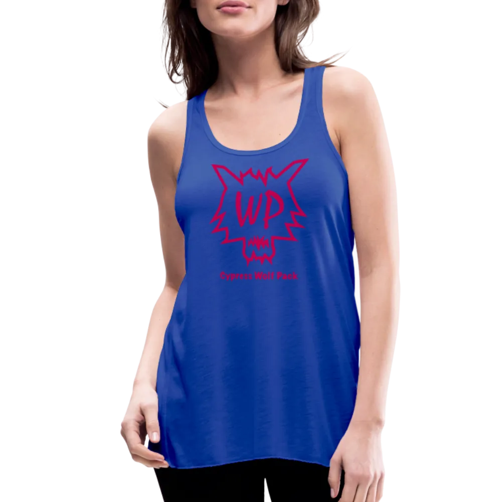 Cypress Wolf Pack Pink- Women's Flowy Tank Top by Bella