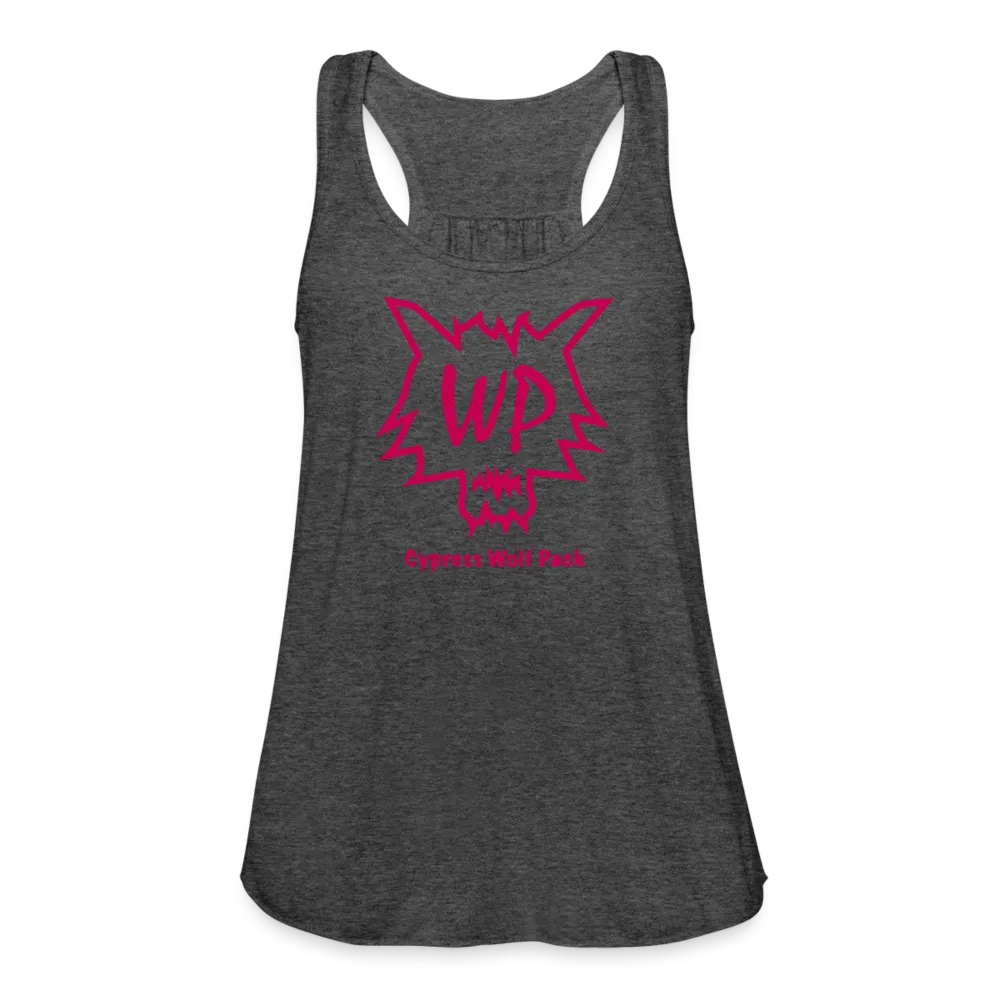 Cypress Wolf Pack Pink- Women's Flowy Tank Top by Bella