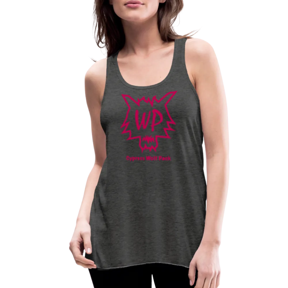 Cypress Wolf Pack Pink- Women's Flowy Tank Top by Bella