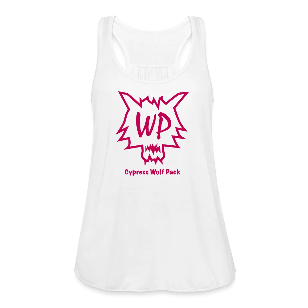 Cypress Wolf Pack Pink- Women's Flowy Tank Top by Bella