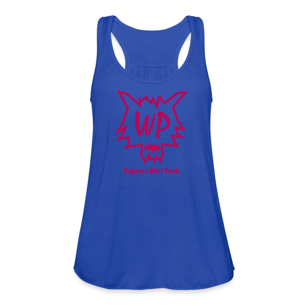 Cypress Wolf Pack Pink- Women's Flowy Tank Top by Bella