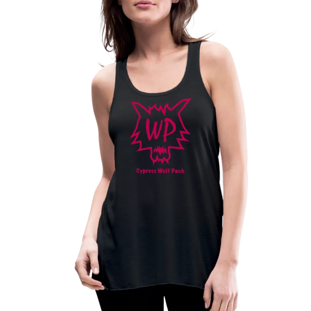 Cypress Wolf Pack Pink- Women's Flowy Tank Top by Bella