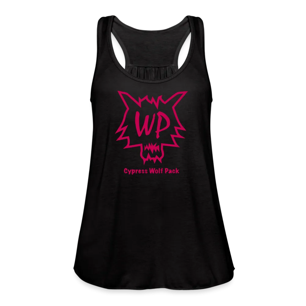 Cypress Wolf Pack Pink- Women's Flowy Tank Top by Bella