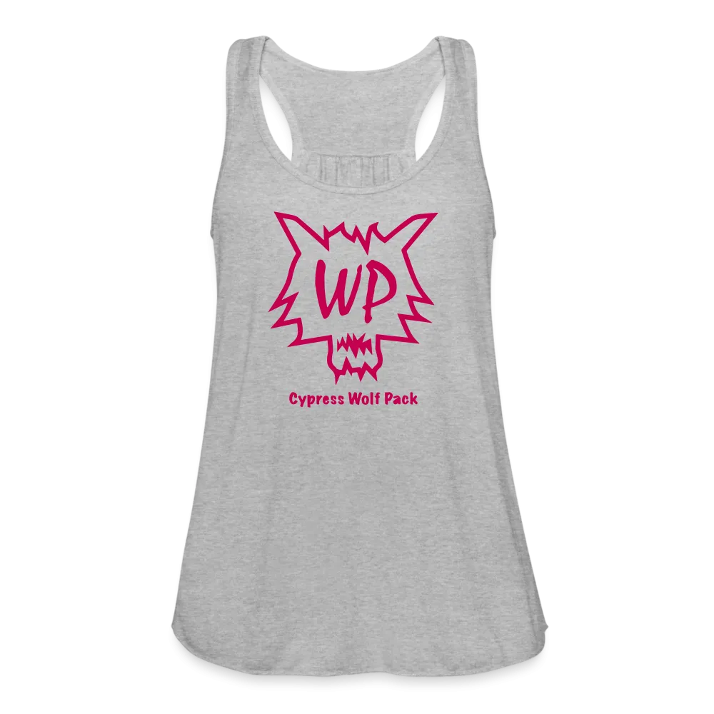 Cypress Wolf Pack Pink- Women's Flowy Tank Top by Bella