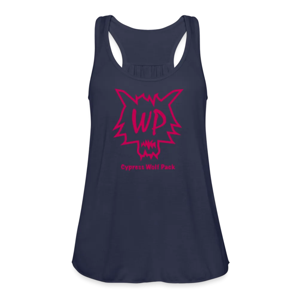 Cypress Wolf Pack Pink- Women's Flowy Tank Top by Bella