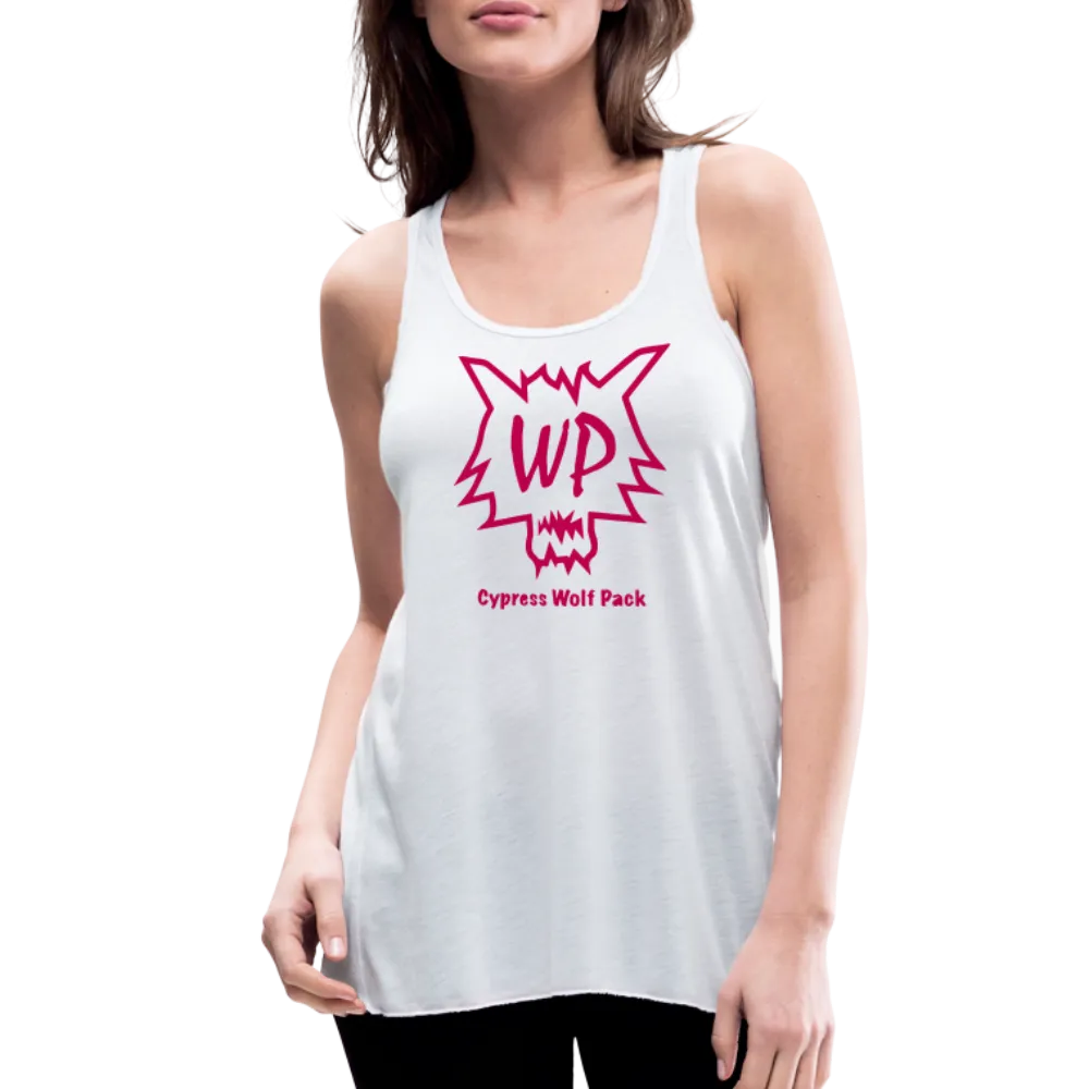 Cypress Wolf Pack Pink- Women's Flowy Tank Top by Bella
