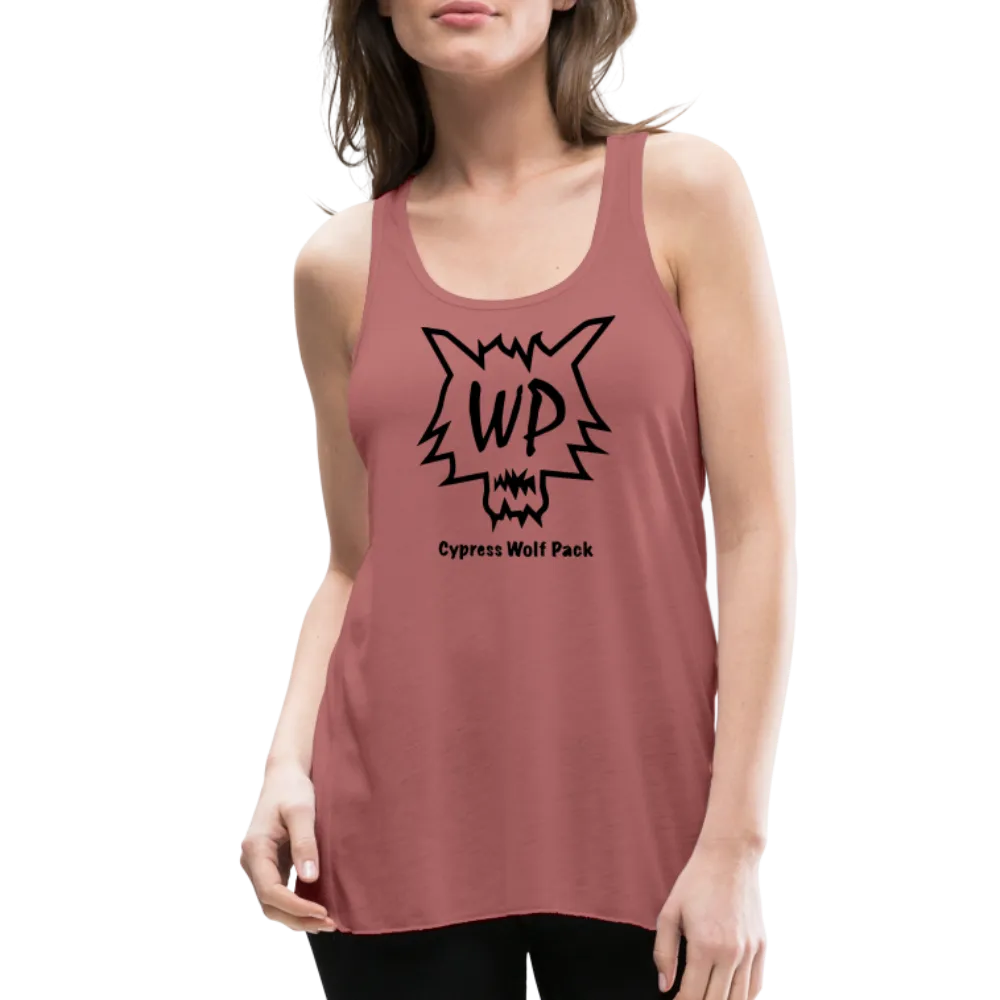 Cypress Wolf Pack- Women's Flowy Tank Top