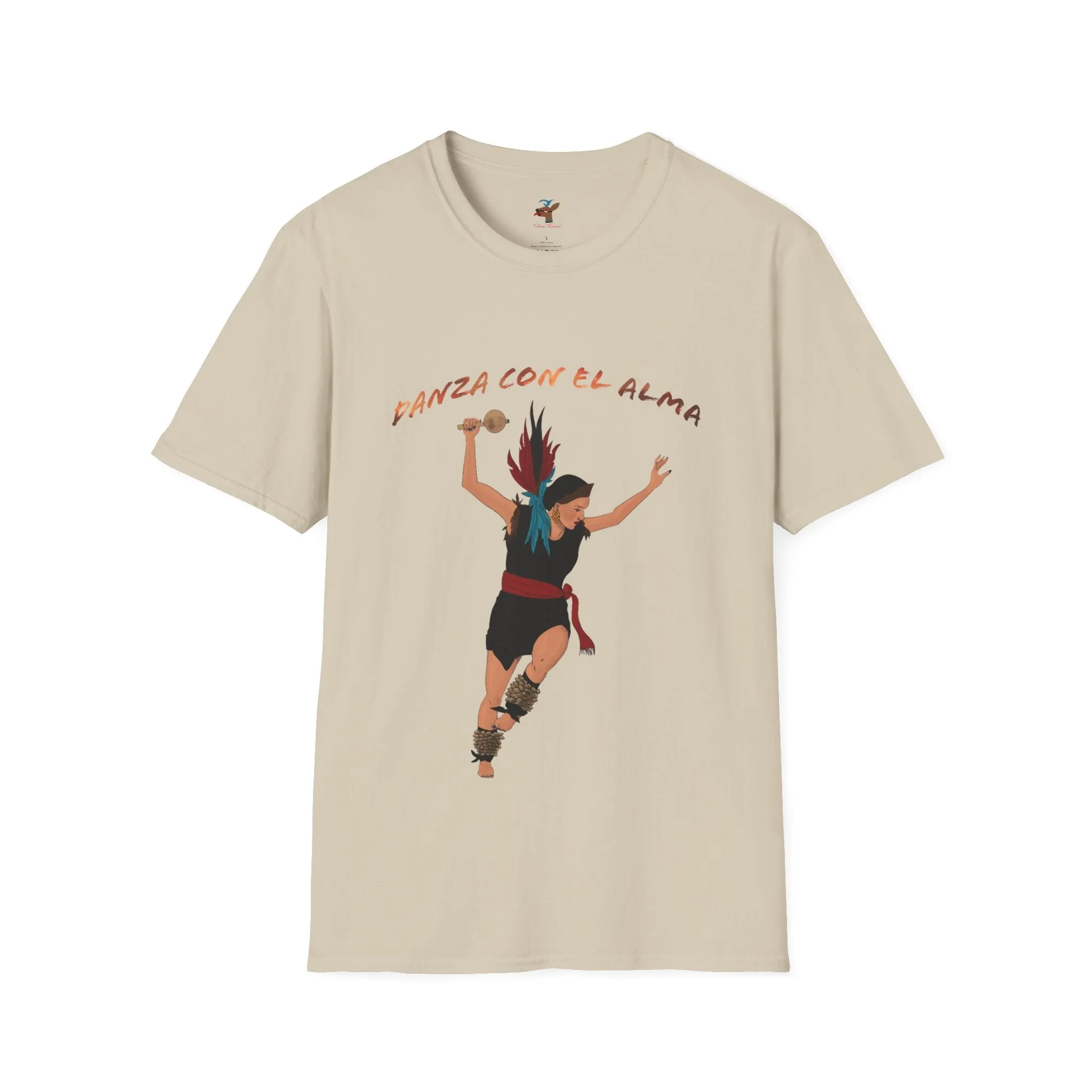Danza Con El Alma Unisex Softstyle T-Shirt| | Indigenous Dance| aztec dance| danza azteca| apparel| clothing| tshirt