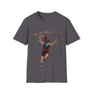 Danza Con El Alma Unisex Softstyle T-Shirt| | Indigenous Dance| aztec dance| danza azteca| apparel| clothing| tshirt