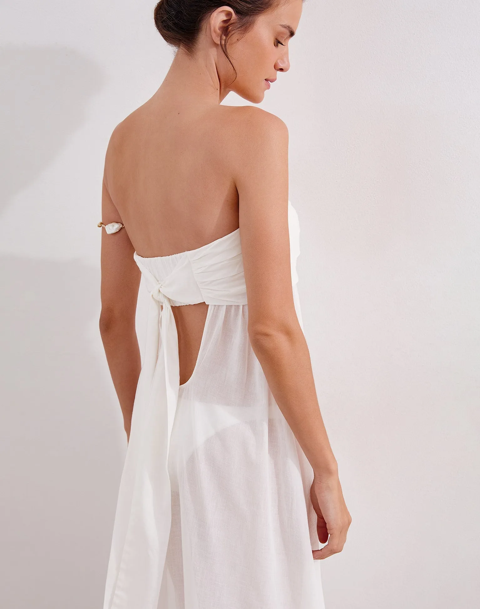 Davina Long Cover Up (exchange only) - Off White