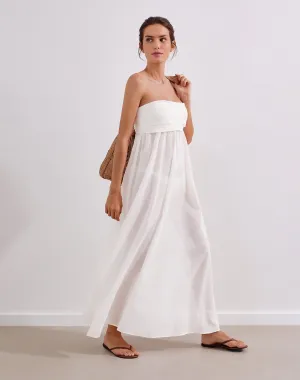 Davina Long Cover Up (exchange only) - Off White