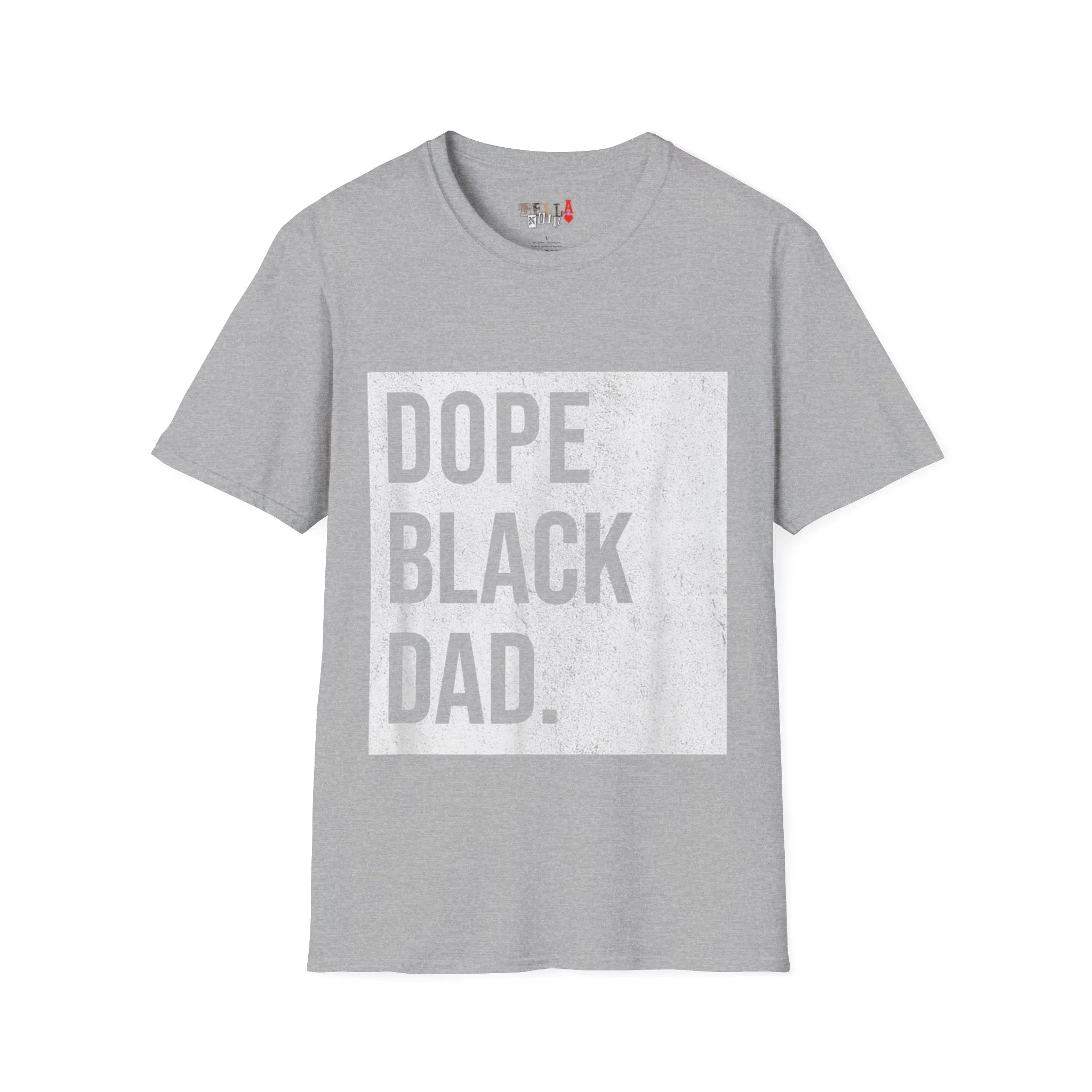 Dope Black Dad Unisex Softstyle T-Shirt