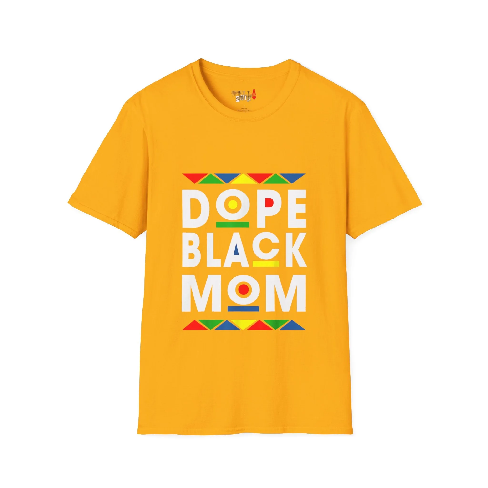 Dope Black Mom Martin Font Unisex Softstyle T-Shirt