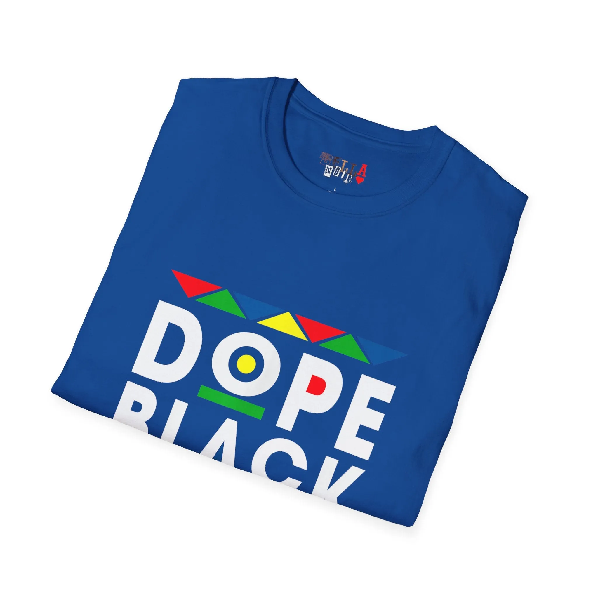 Dope Black Mom Martin Font Unisex Softstyle T-Shirt