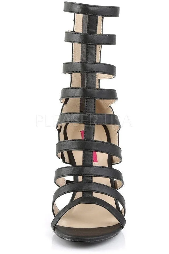 DREAM-438 Ankle Boot | Black Faux Leather