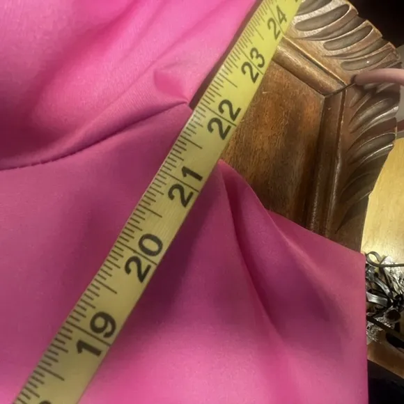 Dressbarn,Woman,Black skirt Long suit,Pink Jacket,Sz L,Buttons,Kerchief Floral.!