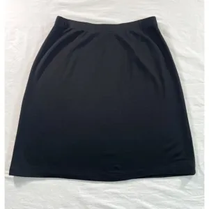 Eileen Fisher Women's Pull-On Elastic Waist Midi Skirt Black