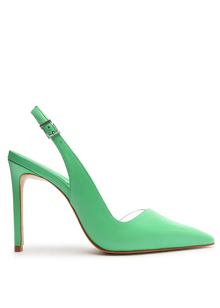 Emma Slingback Heel - Green