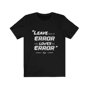 Error, Women's Black Tee