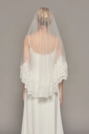 Fingertip Lace Edge Veil ACCHP0047