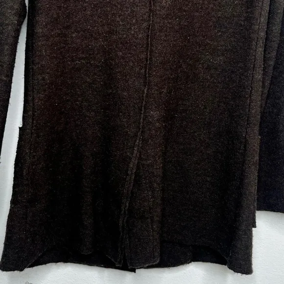FP Beach Free People Womens Size XS Merino Wool One Button Blazer Jacket Brown