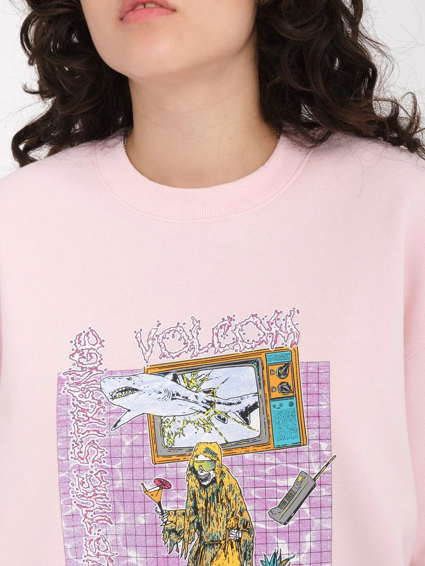 French Surf Sweatshirt - LILAC ASH