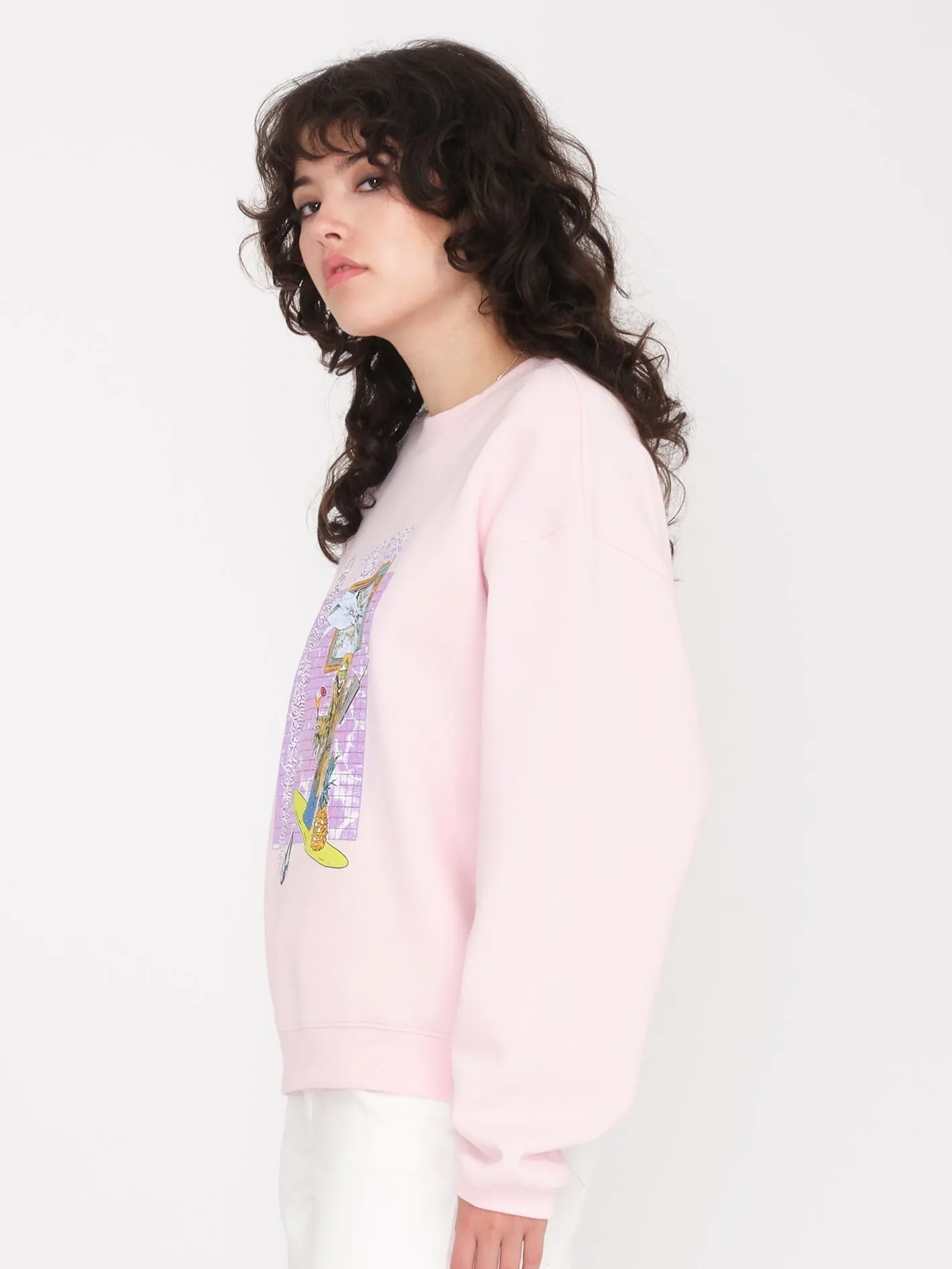 French Surf Sweatshirt - LILAC ASH