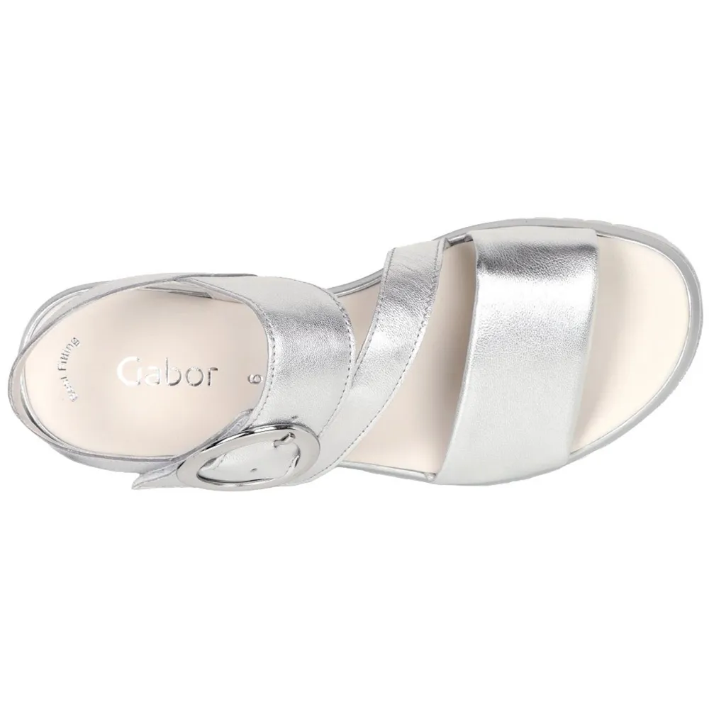 Gabor Amarillo Silber Sandals