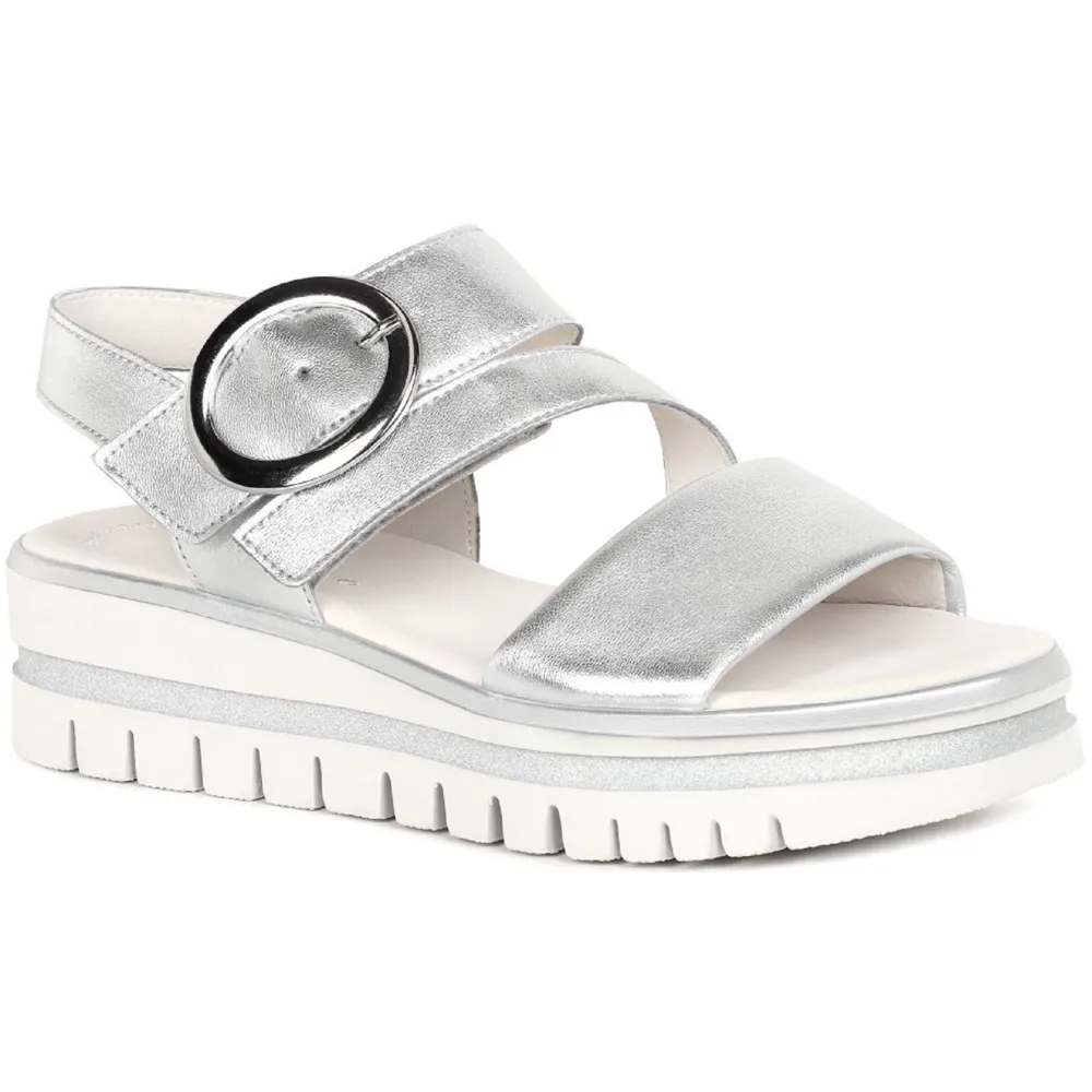 Gabor Amarillo Silber Sandals