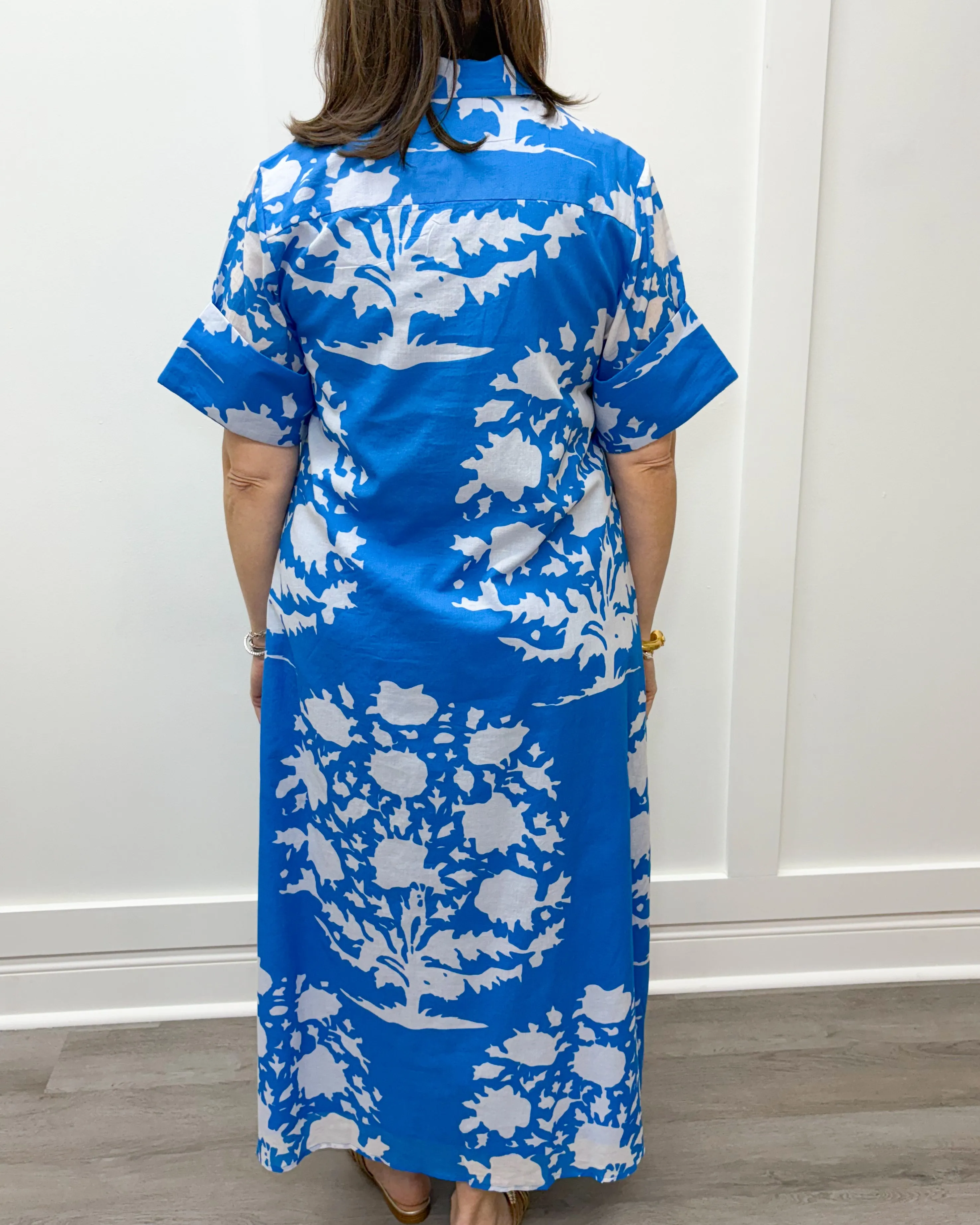 Gibbons Dress - Tufts Blue Bouquet