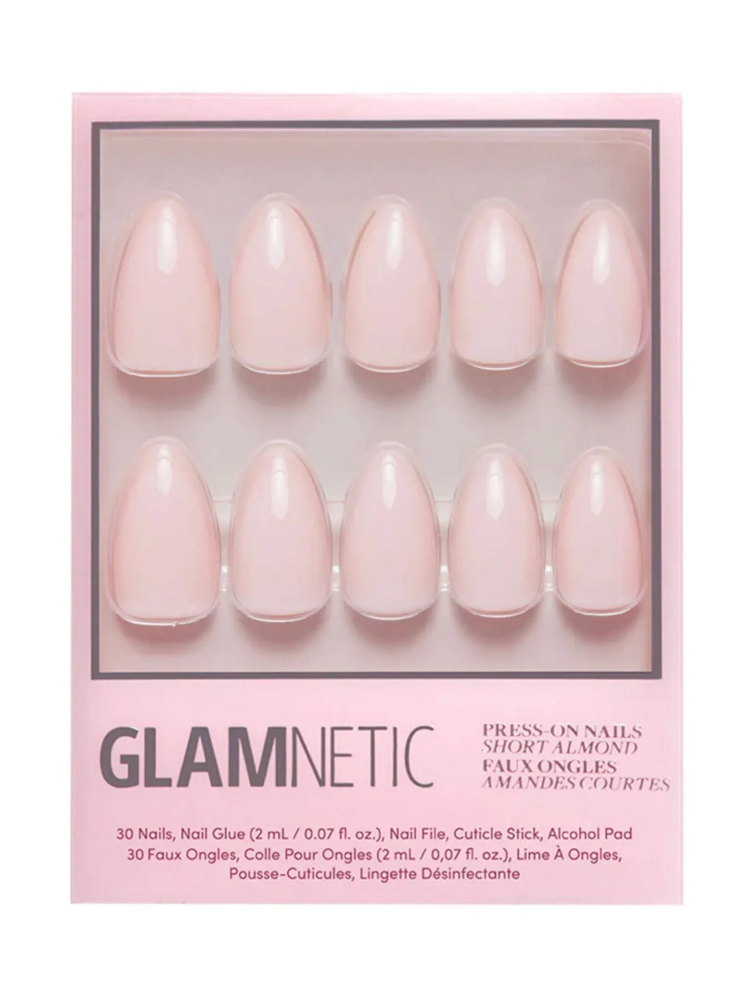 Glamnetic Ballet Pink - Short Almond