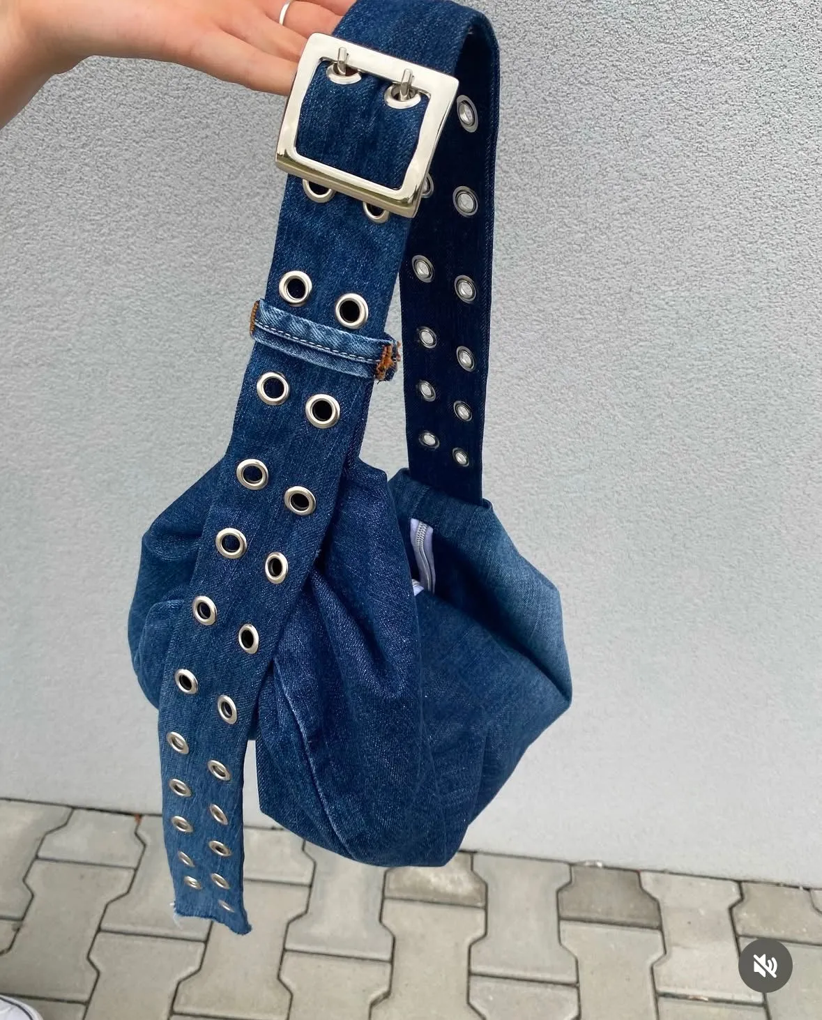 Gona Denim Shoulder Bag