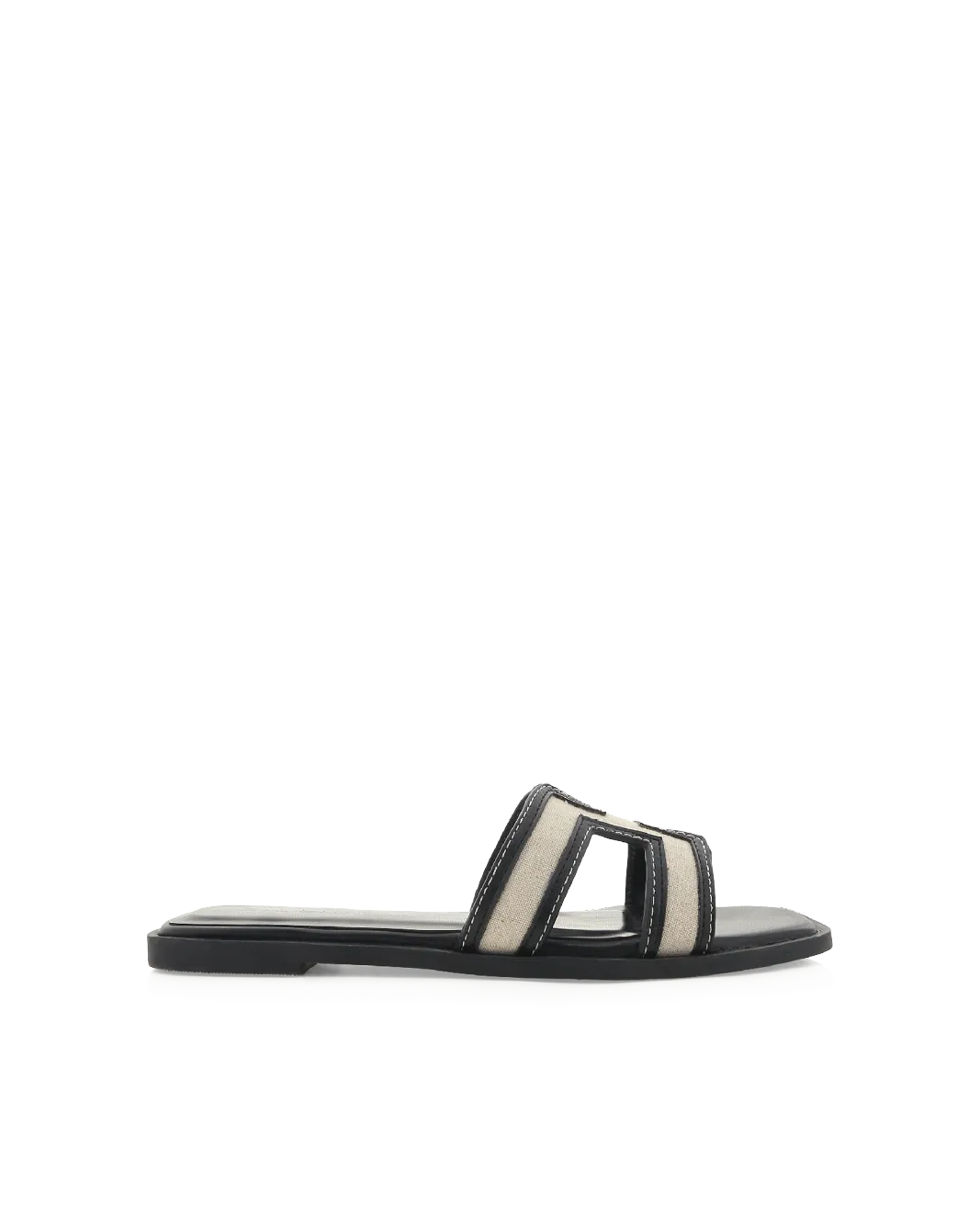 GORDY WIDE FIT - WHEAT LINEN-BLACK