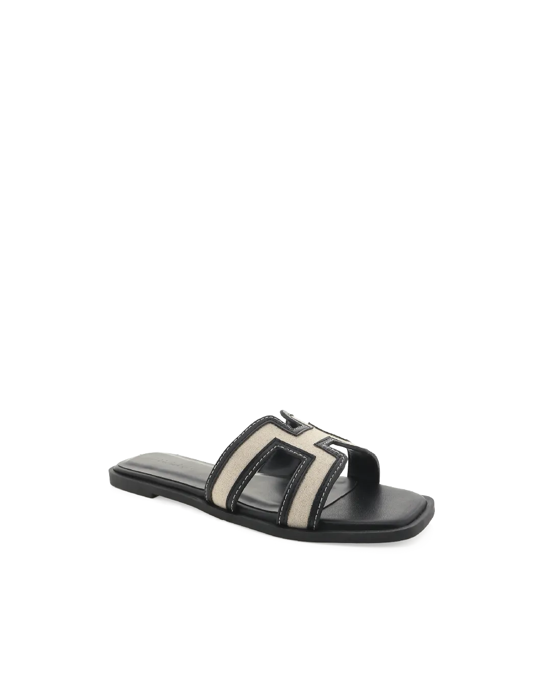 GORDY WIDE FIT - WHEAT LINEN-BLACK