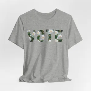 Green and White Links Vote T shirt