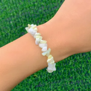 Green Quartz Stretch Bracelet