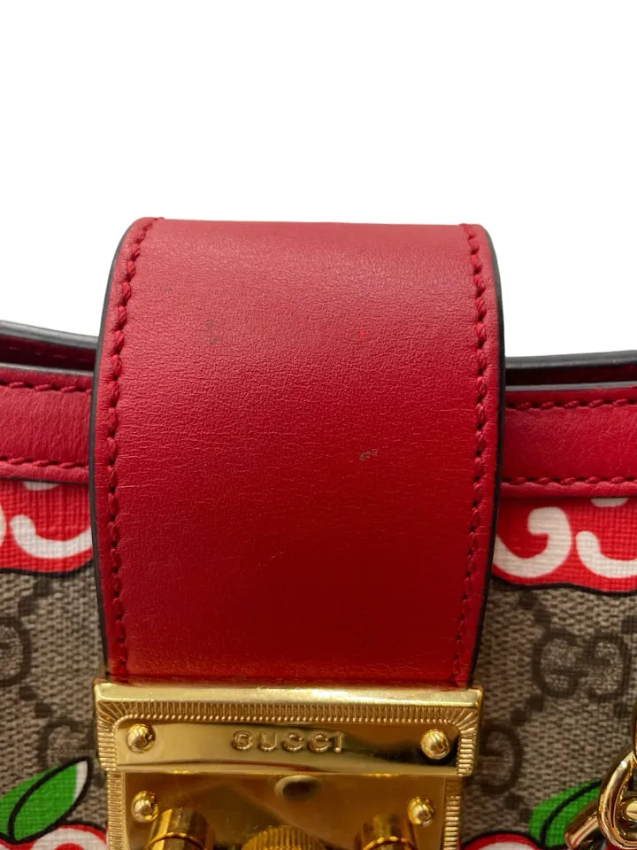 Gucci GG Supreme Apple Canvas Bag