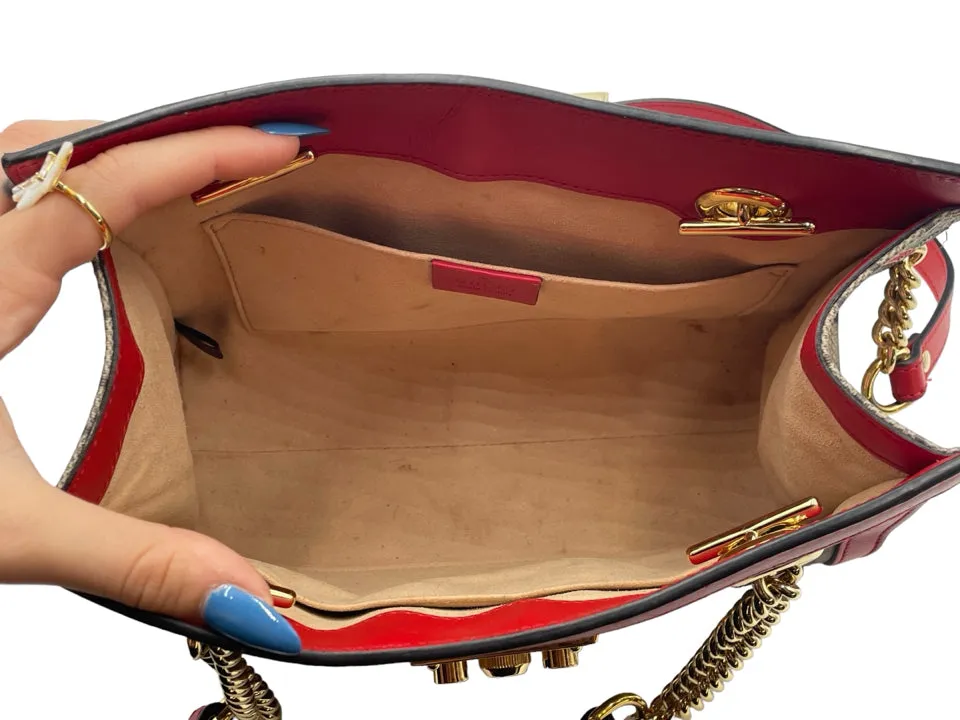 Gucci GG Supreme Apple Canvas Bag