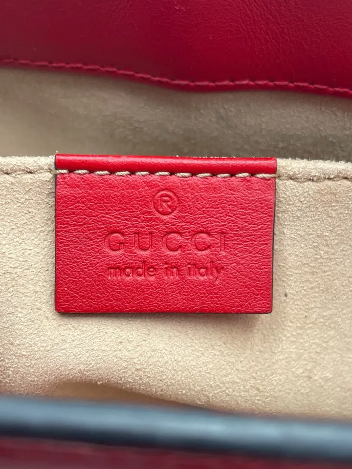 Gucci GG Supreme Apple Canvas Bag